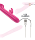 INTENSE - JULIETA VIBRADOR RABBIT 18,6 CM 10 VIBRACIONES ROSA