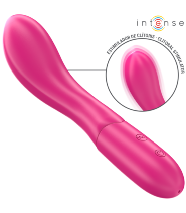 INTENSE - LISETTE VIBRADOR 19 CM FLEXIBLE 10 VIBRACIONES ROSA