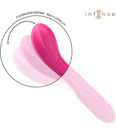 INTENSE - LISETTE VIBRADOR 19 CM FLEXIBLE 10 VIBRACIONES ROSA