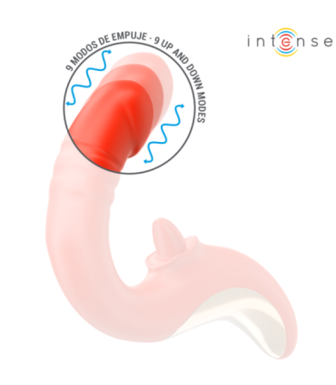 INTENSE - PAULINA VIBRADOR & ESTIMULADOR EN FORMA DE U ROJO