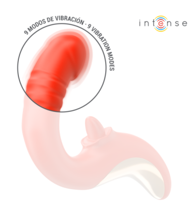 INTENSE - PAULINA VIBRADOR & ESTIMULADOR EN FORMA DE U ROJO