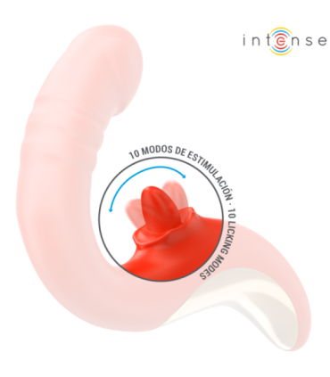 INTENSE - PAULINA VIBRADOR & ESTIMULADOR EN FORMA DE U ROJO