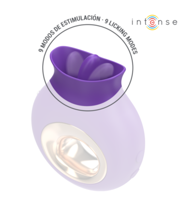 INTENSE - TULI ESTIMULADOR CLÍTORIS 9 VIBRACIONES & 9 OSCILACIONES MORADO