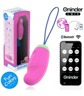 ONINDER CUTE - LOVE PLEASURE HUEVO VIBRO-ROTADOR 360 SILICONA - APP MUNDIAL GRATUITA