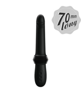 PRETTY LOVE - PAZUZU VIBRADOR 3 MODOS DE EMPUJE NEGRO