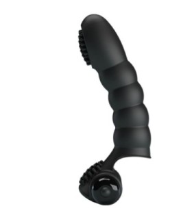 PRETTY LOVE - ALEXANDER VIBRADOR DE DEDO 10 VIBRACIONES NEGRO