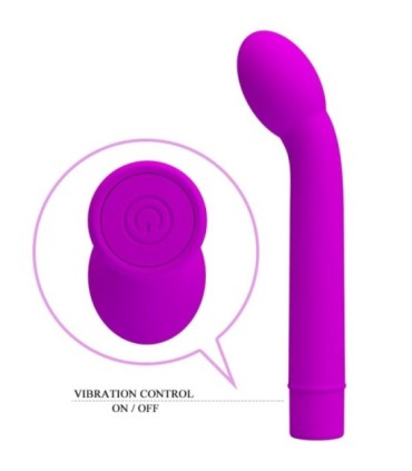 PRETTY LOVE - LOGAN VIBRADOR PUNTO G 10 VIBRACIONES MORADO