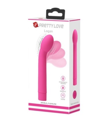 PRETTY LOVE - LOGAN VIBRADOR PUNTO G 10 VIBRACIONES ROSA