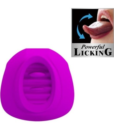 PRETTY LOVE - ESTELLE LENGUA ESTIMULADORA CLÍTORIS 12 VIBRACIONES MORADO