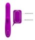PRETTY LOVE - ANGELIQUE VIBRADOR MULTIFUNCIÓN + ESTIMULADOR DE CLÍTORIS MORADO