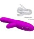 PRETTY LOVE - ANGELIQUE VIBRADOR MULTIFUNCIÓN + ESTIMULADOR DE CLÍTORIS MORADO