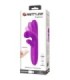 PRETTY LOVE - ANGELIQUE VIBRADOR MULTIFUNCIÓN + ESTIMULADOR DE CLÍTORIS MORADO