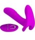 PRETTY LOVE - MASAJEADOR & VIBRADOR 12 VIBRACIONES CONTROL REMOTO MORADO
