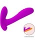PRETTY LOVE - MASAJEADOR & VIBRADOR 12 VIBRACIONES CONTROL REMOTO MORADO