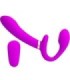 PRETTY LOVE - THUNDERBIRD VIBRADOR DOBLE STRAP-ON CONTROL REMOTO MORADO