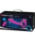 PRETTY LOVE - THUNDERBIRD VIBRADOR DOBLE STRAP-ON CONTROL REMOTO MORADO