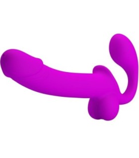 PRETTY LOVE - KELPIE ESTIMULADOR STRAP-ON DOBLE MORADO
