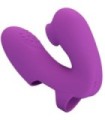 PRETTY LOVE - ATHENA VIBRADOR DE DEDO CON ESTIMULADOR CLÍTORIS MORADO