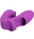 PRETTY LOVE - ATHENA VIBRADOR DE DEDO CON ESTIMULADOR CLÍTORIS MORADO