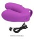 PRETTY LOVE - ATHENA VIBRADOR DE DEDO CON ESTIMULADOR CLÍTORIS MORADO