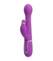 PRETTY LOVE - DEJON VIBRADOR RABBIT MULTIFUNCIÓN 3 EN 1 MORADO