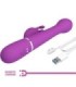 PRETTY LOVE - DEJON VIBRADOR RABBIT MULTIFUNCIÓN 3 EN 1 MORADO