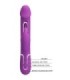 PRETTY LOVE - KAMPAS VIBRADOR RABBIT MULTIFUNCIÓN 3 EN 1 MORADO