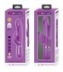 PRETTY LOVE - KAMPAS VIBRADOR RABBIT MULTIFUNCIÓN 3 EN 1 MORADO
