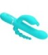 PRETTY LOVE - CAMMY TRIPLE VIBRADOR RABBIT MULTIFUNCIÓN 4 EN 1 AZUL
