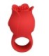 PRETTY LOVE - JAE VIBRADOR DE DEDO FORMA DE ROSA 10 VIBRACIONES ROJO