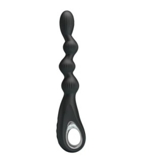 PRETTY LOVE - FEDERER VIBRADOR ANAL 12 VIBRACIONES NEGRO