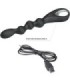 PRETTY LOVE - FEDERER VIBRADOR ANAL 12 VIBRACIONES NEGRO