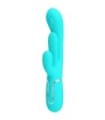 PRETTY LOVE - SHANIA TRIPLE VIBRADOR RABBIT MULTIFUNCIÓN 3 EN 1
