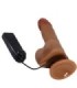 BAILE - BAHAMUT VIBRADOR REALÍSTICO 21.8 CM NATURAL CONTROL REMOTO
