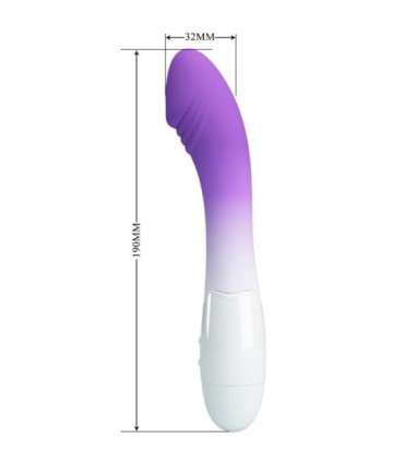 PRETTY LOVE - ELEMENTAL VIBRADOR PUNTO G 30 VIBRACIONES MORADO