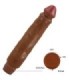 BAILE - JACK VIBRADOR REALÍSTICO 26 CM MULATO