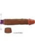 BAILE - BOB VIBRADOR REALÍSTICO 22.5 CM MULATO