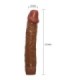 BAILE - BOB VIBRADOR REALÍSTICO 22.5 CM MULATO
