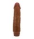 BAILE - JEFF VIBRADOR REALÍSTICO 19.5 CM MULATO