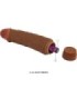 BAILE - JEFF VIBRADOR REALÍSTICO 19.5 CM MULATO