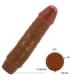 BAILE - JEFF VIBRADOR REALÍSTICO 19.5 CM MULATO