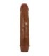 BAILE - DWARF VIBRADOR REALÍSTICO 21 CM MULATO