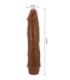 BAILE - DWARF VIBRADOR REALÍSTICO 21 CM MULATO