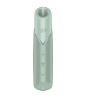 SATISFYER - NAUGHTY KISS ESTIMULADOR CLÍTORIS POR ONDAS VERDE AGUA