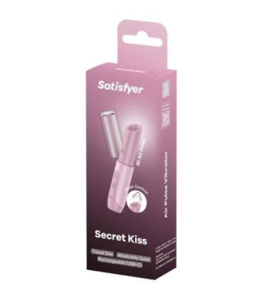 SATISFYER - SECRET KISS ESTIMULADOR CLÍTORIS POR ONDAS ROSA