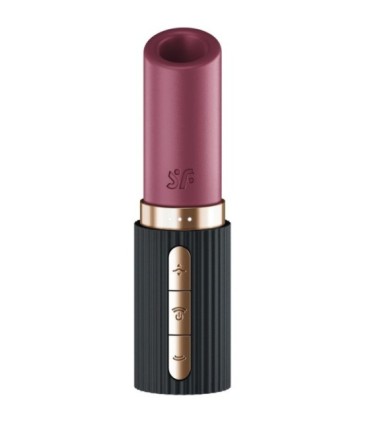 SATISFYER - PRO 2 KISS ESTIMULADOR CLÍTORIS POR ONDAS GRANATE / NEGRO