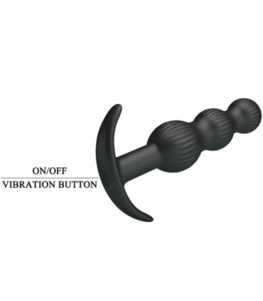 PRETTY LOVE - SIDNEY VIBRADOR ANAL 10 VIBRACIONES NEGRO