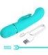 PRETTY LOVE - SCOCCO VIBRADOR RABBIT TURQUESA
