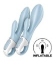 SATISFYER - AIR PUMP BUNNY 1 VIBRADOR INFLABLE RABBIT AZUL