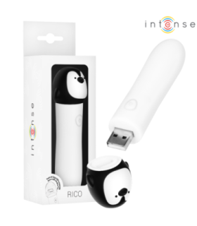 INTENSE - RICO BALA VIBRADORA PINGÜINO RECARGABLE USB 10 X 2.2 CM